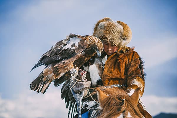 In Mongolia, eagle hunting is capturing the interest of young women