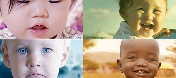 Un bambino mongolo in un documentario